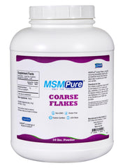 Kala Health MSMPure coarse MSM powder bottle front showing joint support potential