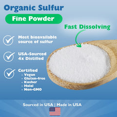 KALA HEALTH MSMPure packaging shows USA-made production and certifications