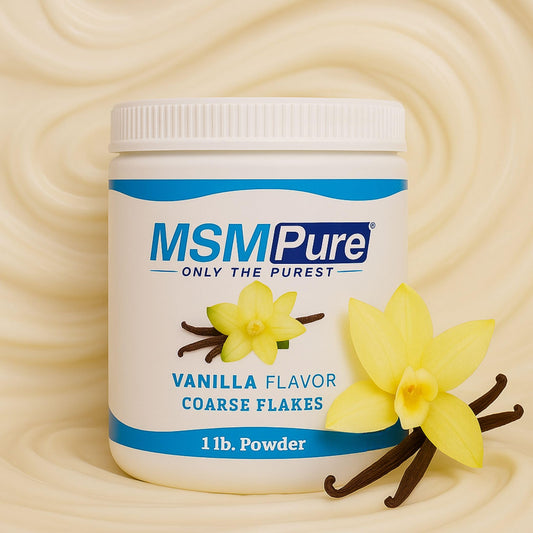 KALA HEALTH MSMPure vanilla flavored scoop for easy daily intake and consistency
