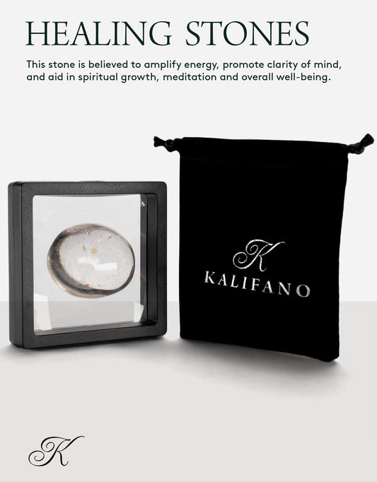 Kalifano quartz palm stone ambient light scene for soothing atmosphere