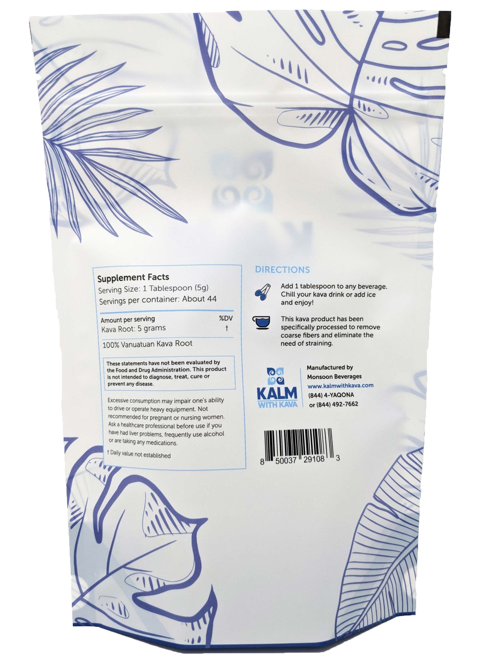 KALM Borongoru micronized kava mix-into-beverage blends easily for on-the-go indulgence