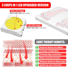 kaltagled adjustable heat and light coverage for soothing sessions