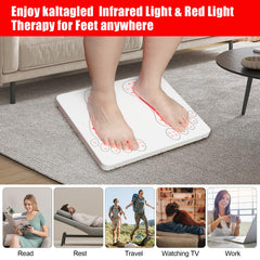 kaltagled feet-on-panel demonstrating hands-free operation and timer