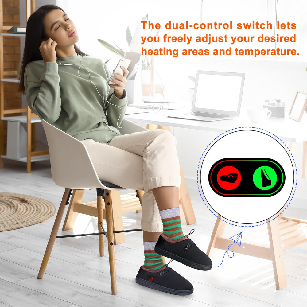 Kamlif heated slippers ideal for office use during cold mornings and long workdays