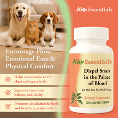 Kan Herb traditional Chinese blend supporting chest and limb channels for pets.