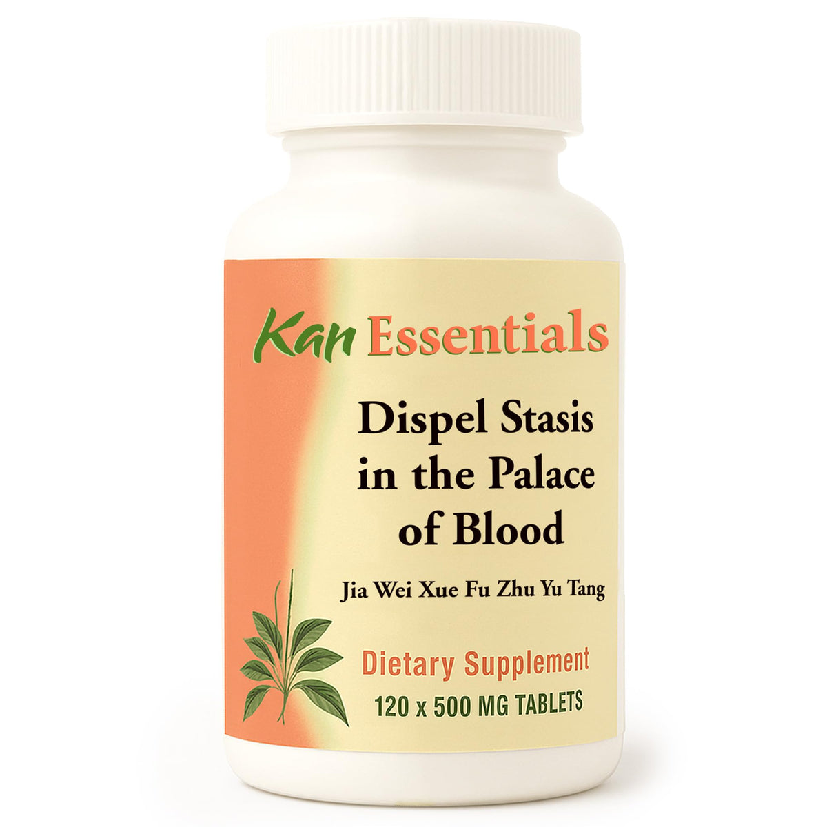 Kan Herb Dispel Stasis bottle for pets promoting circulation and calm behavior.