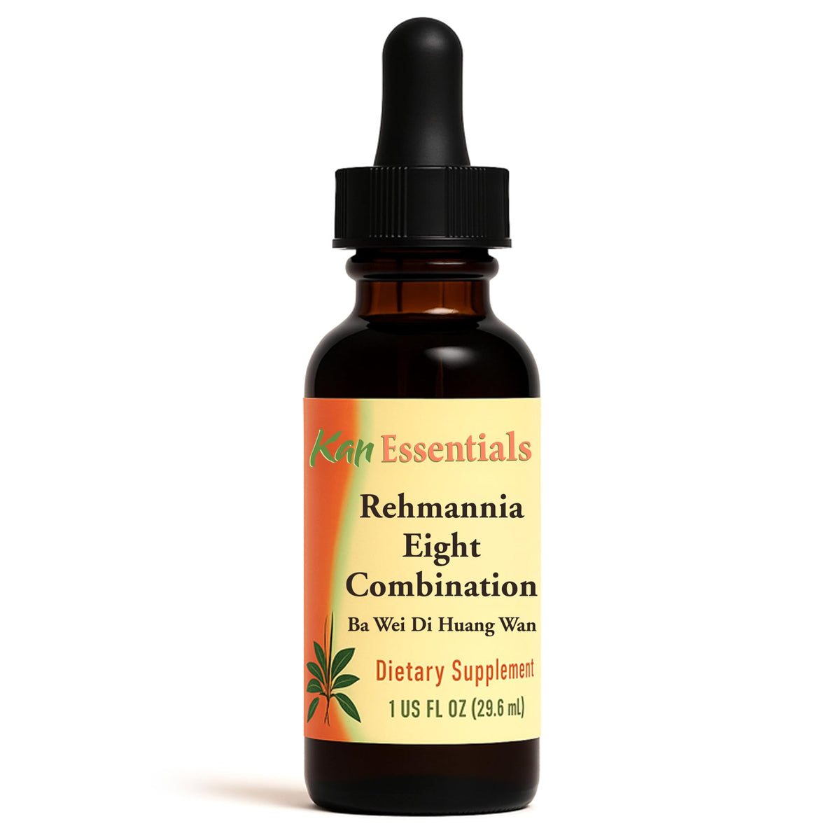 Kan Herb Rehmannia Eight bottle pour enables easy dosing to support pet vitality.