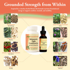 Kan Herb Rehmannia Eight cat-dosing image shows gentle dropper delivery for felines.