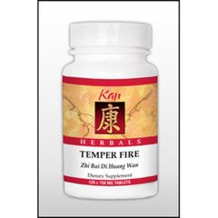 Kan Herb Temper Fire 120 tablets bottle pack shot, supports daily wellness.
