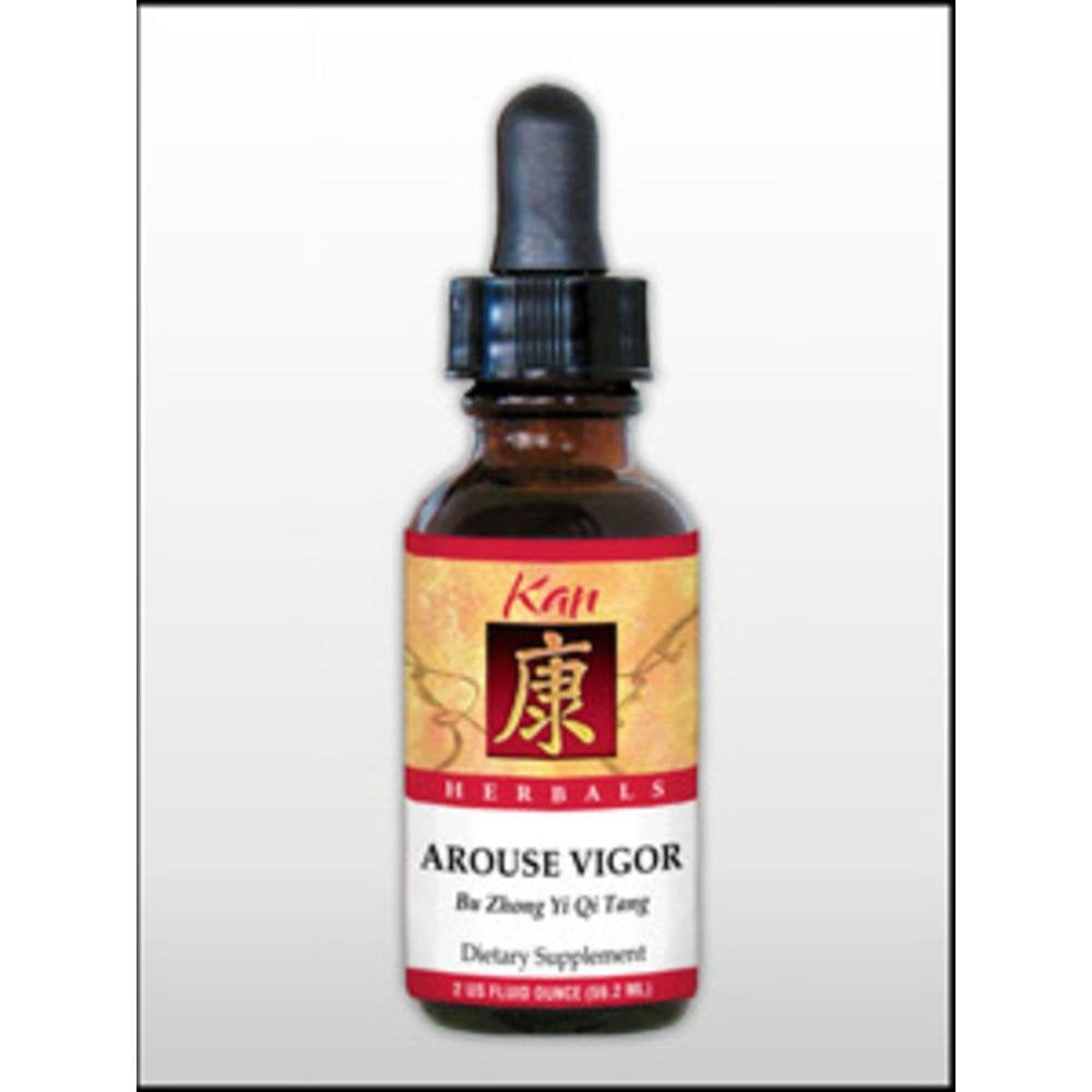 Kan Herbals Arouse Vigor bottle with dropper for daily vitality