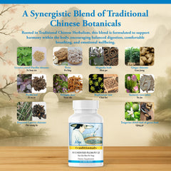 Kan Herbs Augmented Plum Pit Qi packaging box signals California-made quality.