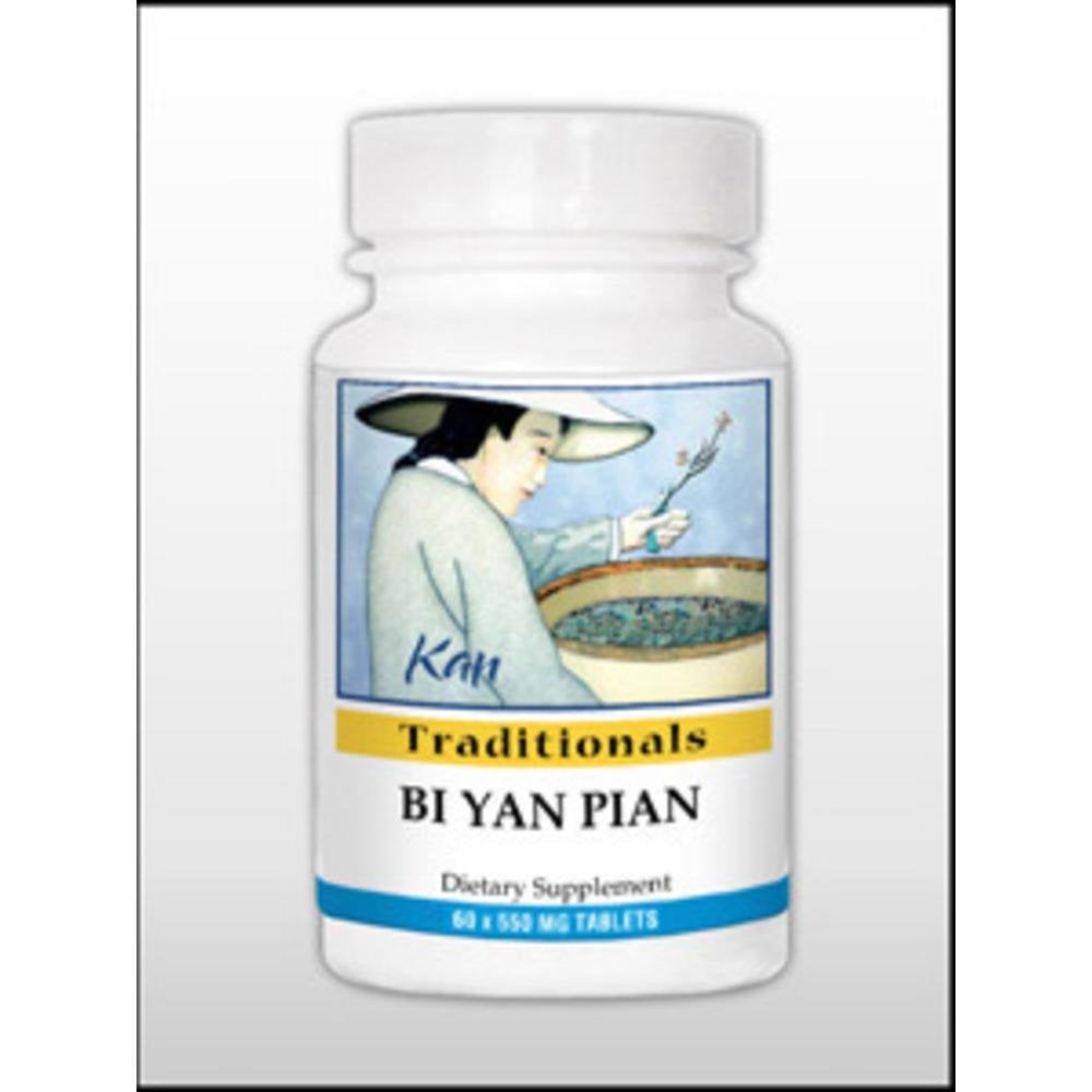 Kan Herbs Bi Yan Pian 60 tablets front view for daily wellness support.
