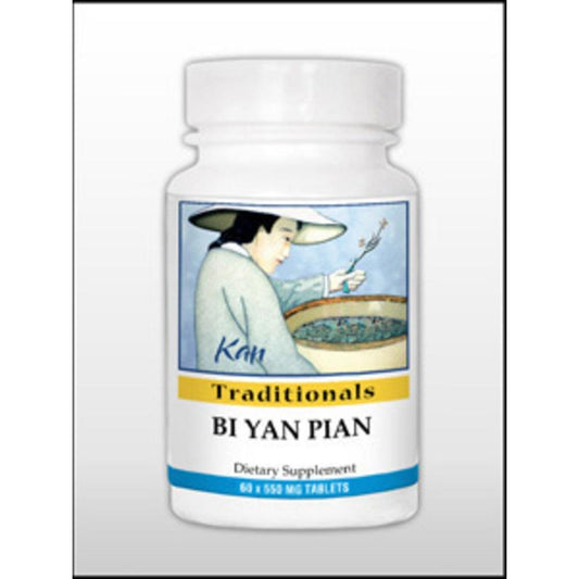 Kan Herbs Bi Yan Pian 60 tablets front view for daily wellness support.