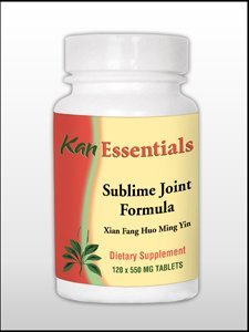 Kan Herbs Sublime Joint bottle with 120 tabs for daily animal joint support