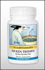 Kan Herbs Traditionals Silken Tresses tablets support hair vitality and daily wellness
