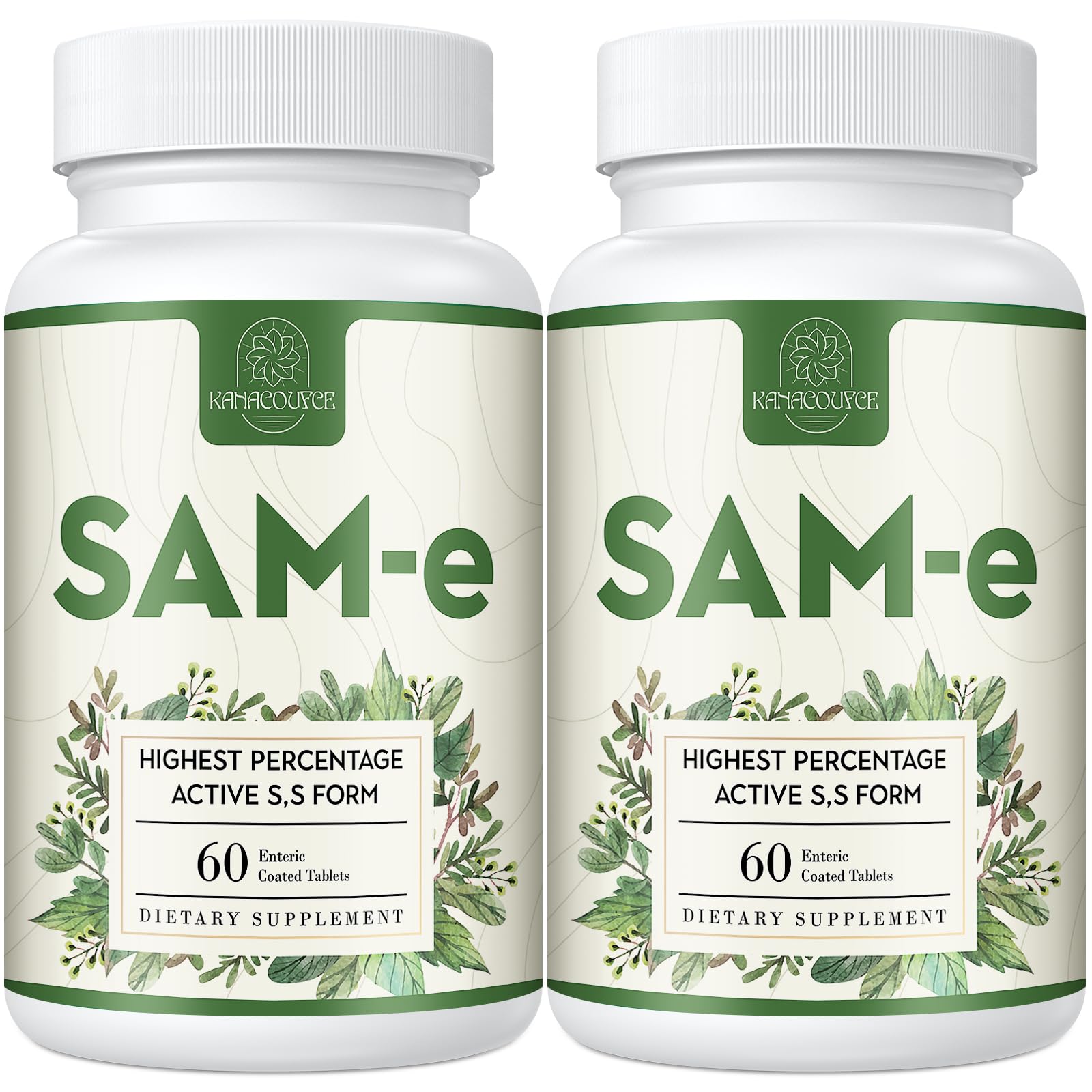 Kanacoufce SAM-e 1100mg bottle for mood support