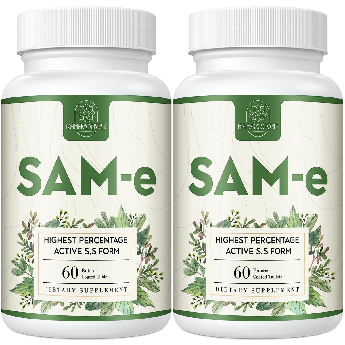 Kanacoufce SAM-e 1100mg bottle for mood support