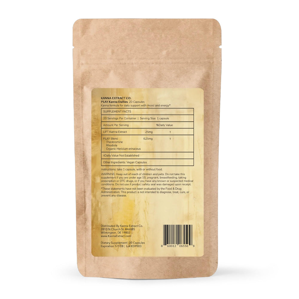 Kanna Extract Co. ethically sourced capsules with transparent supply chain.