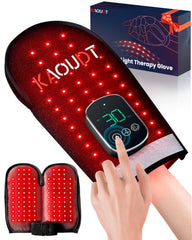 Kaoudt cordless red light glove for full hand coverage, enhanced comfort