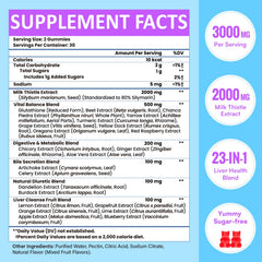 Kaourso Liver Detox Gummies fruit flavor, appealing daily use