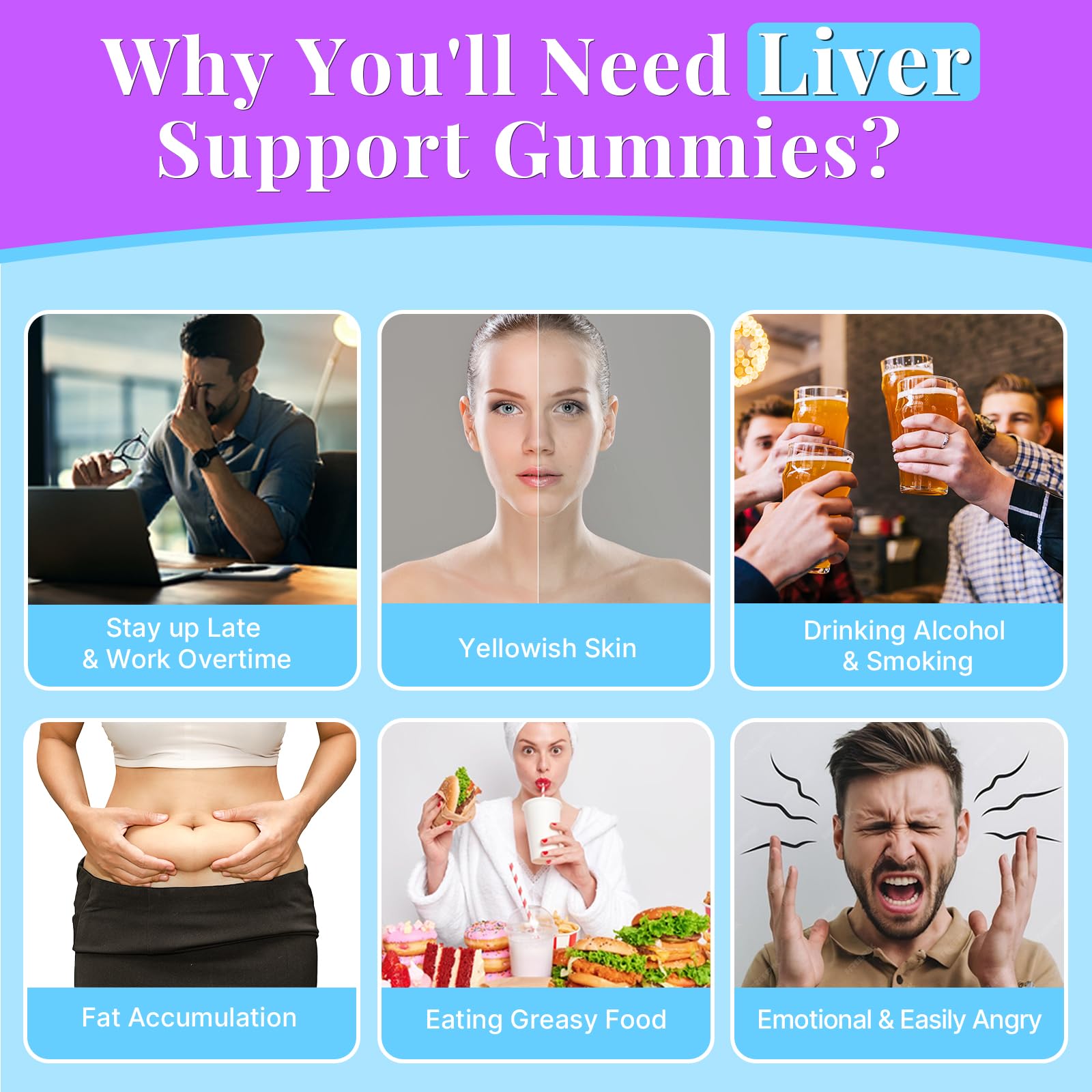 Kaourso Liver Detox Gummies vegan and gluten-free certification on packaging