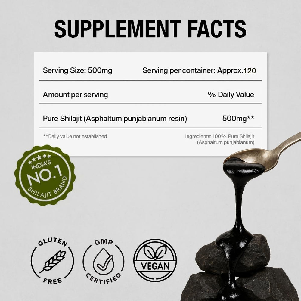 Kapiva Shilajit resin provides an energy boost for active lifestyles