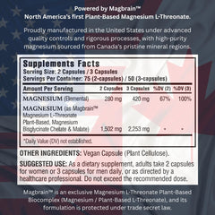Kappa Nutrition MagBrain label shows Texas manufacturing and quality checks