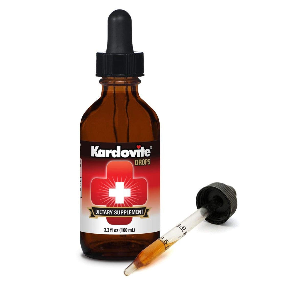 Kardovite Circulation Drops bottle with dropper promotes daily circulatory wellness.
