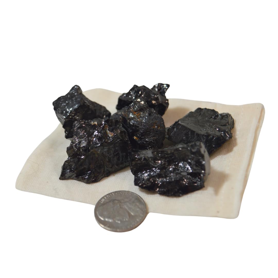 Karelia Creations Elite Noble Shungite Rocks closeup for versatile craft and meditation use.