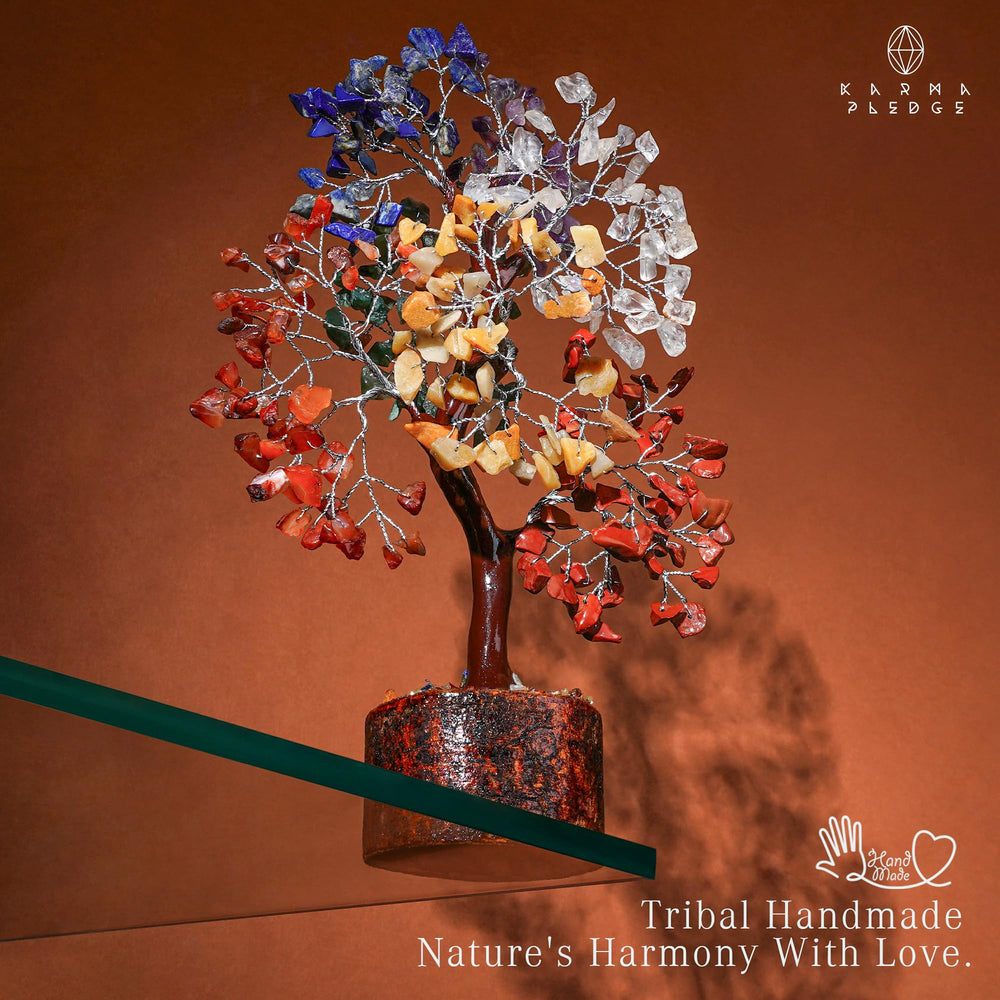 KARMAPLEDGE copper-wire tree trunk adds elegant dimension