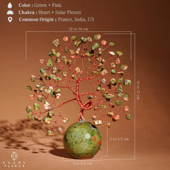 KARMAPLEDGE handcrafted copper-wire tree shows artisanal detail for décor