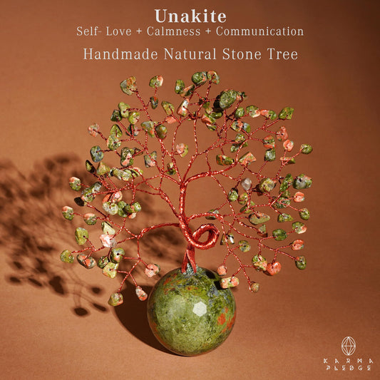 KARMAPLEDGE Unakite chakra focus for balance and calm ambiance