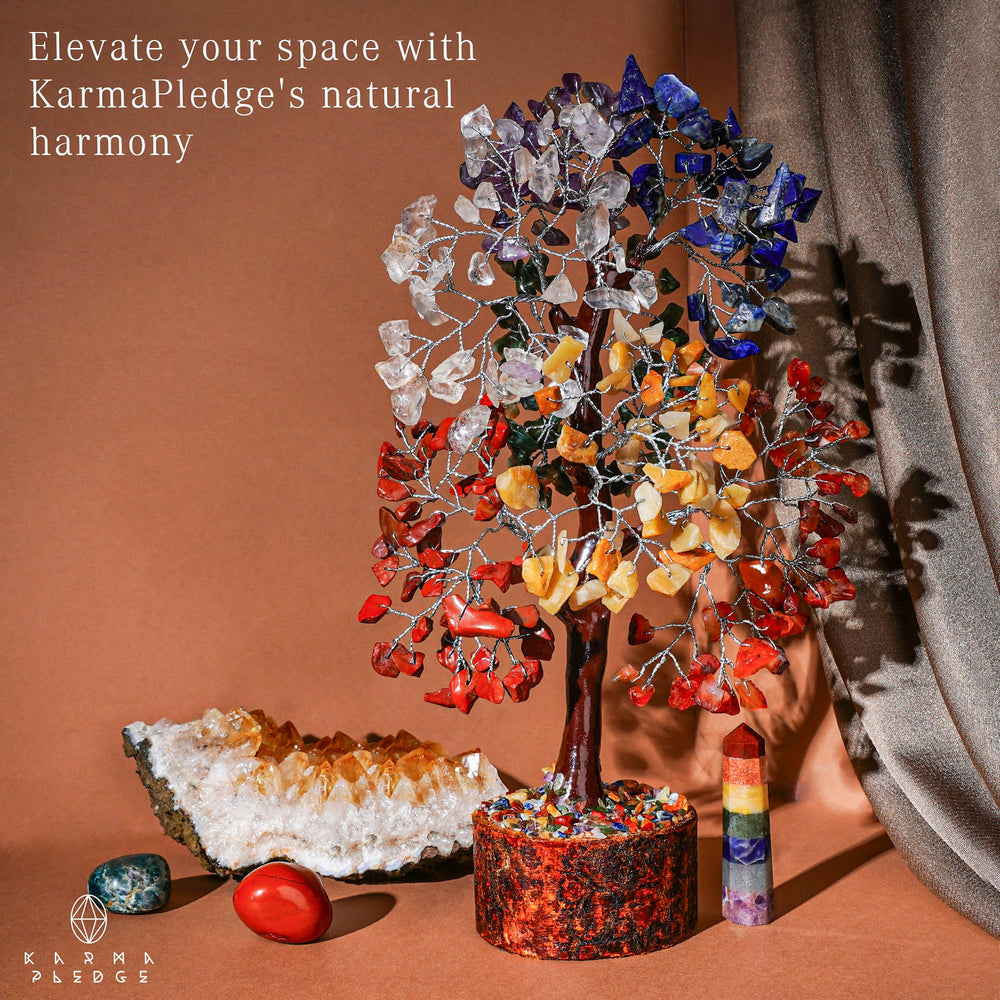 KARMAPLEDGE wooden base decor complements living rooms and desks