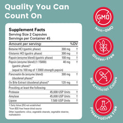 Karuna DuoZyme ingredients icon highlighting enzyme blend