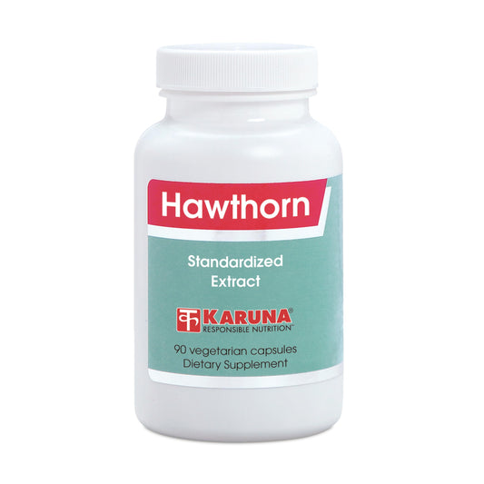Karuna Hawthorn 300mg bottle supports daily heart health and circulation