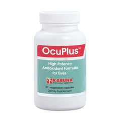 Karuna OcuPlus bottle front view for daily eye health support.