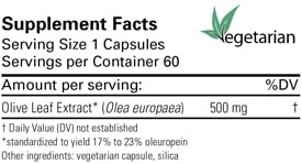 Karuna Olive Leaf Extract capsules close-up, highlighting oleuropein potency for daily support.