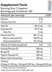 Karuna OmegaMAXX bottle with softgels for easy daily omega supplementation