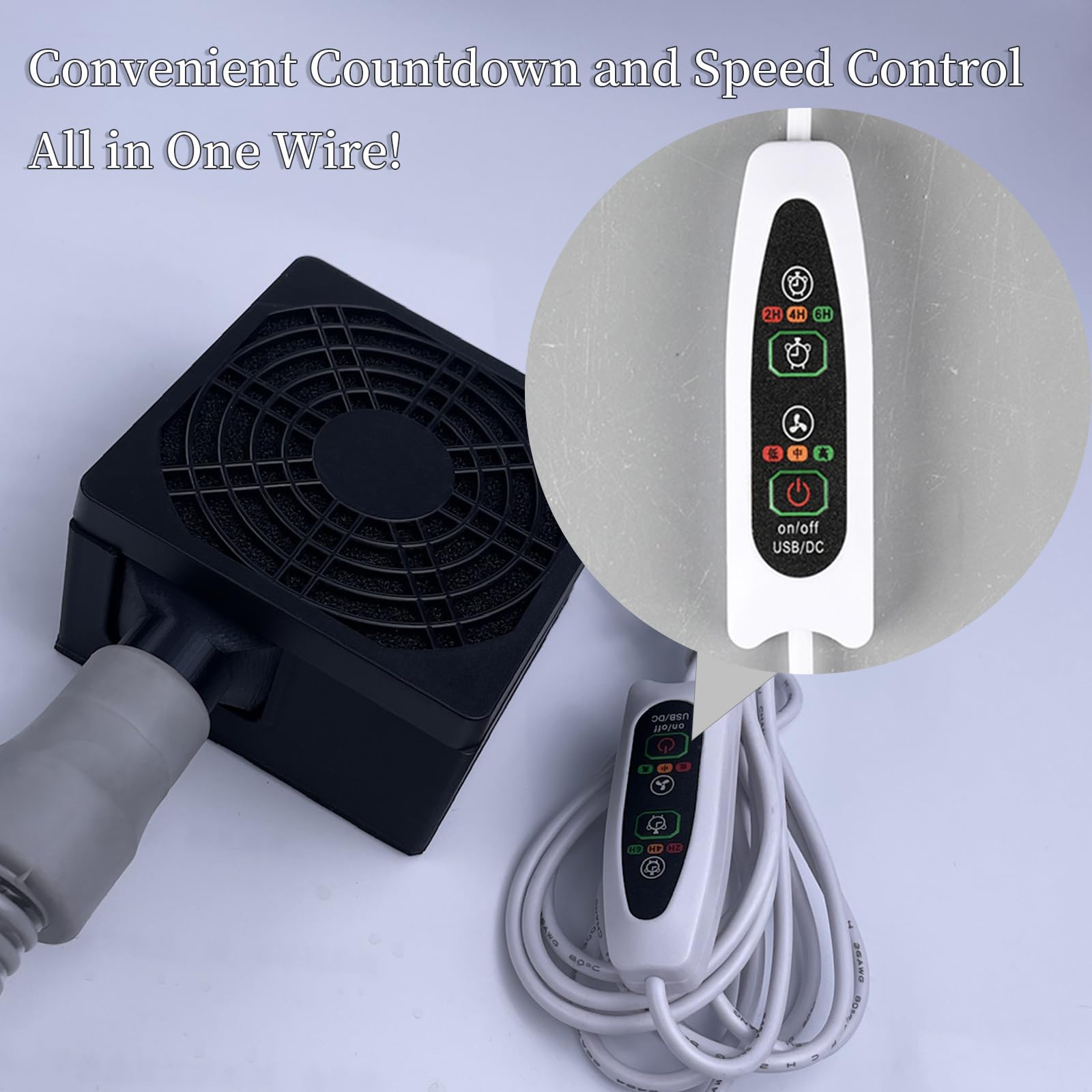KasaRacks hose dryer's base with noise padding reduces operation sound