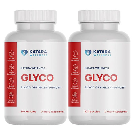 Katara Wellness Glyco bottle front view for balanced daily nutrition support.