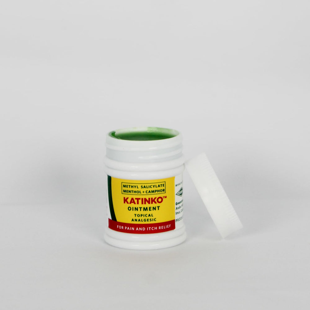Katinko Ointment 30g tube close-up highlighting fast-acting cooling sensation