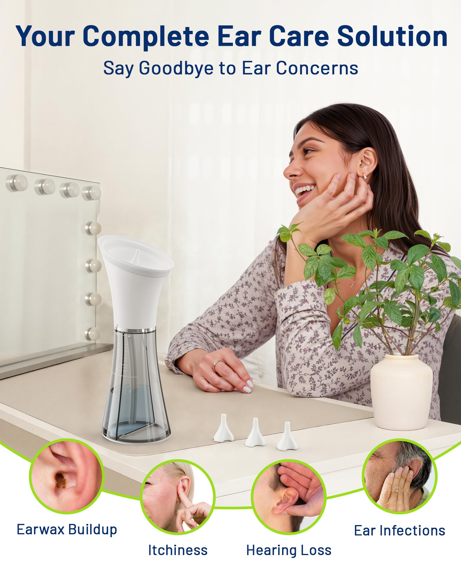 KAUGIC easy-clean design simplifies post-use rinsing.