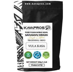Kava Pros Vula Kasa powder pack ready for traditional kava preparation