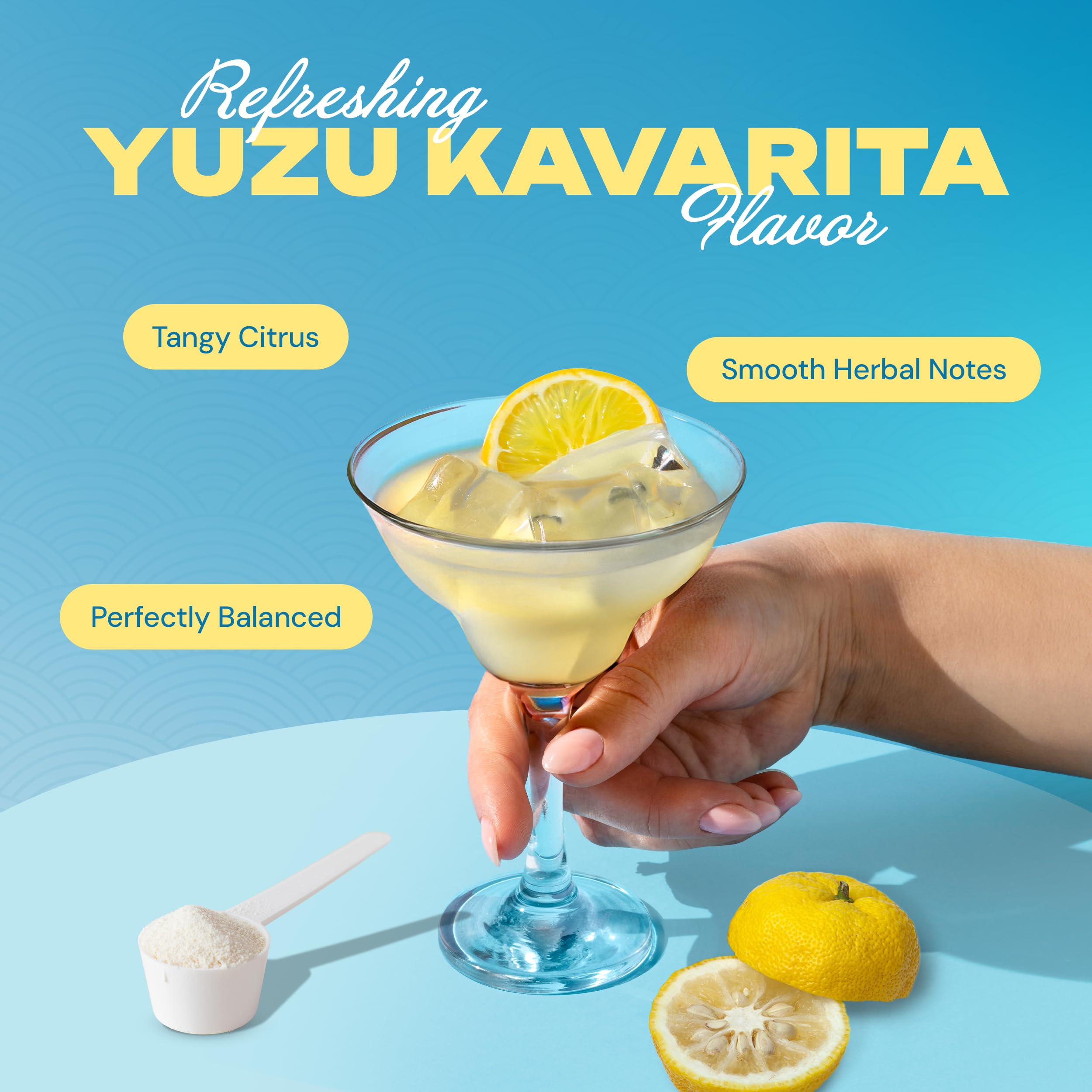 KAVA PUNCH mixed drink serve, ready to pour for quick unwind.