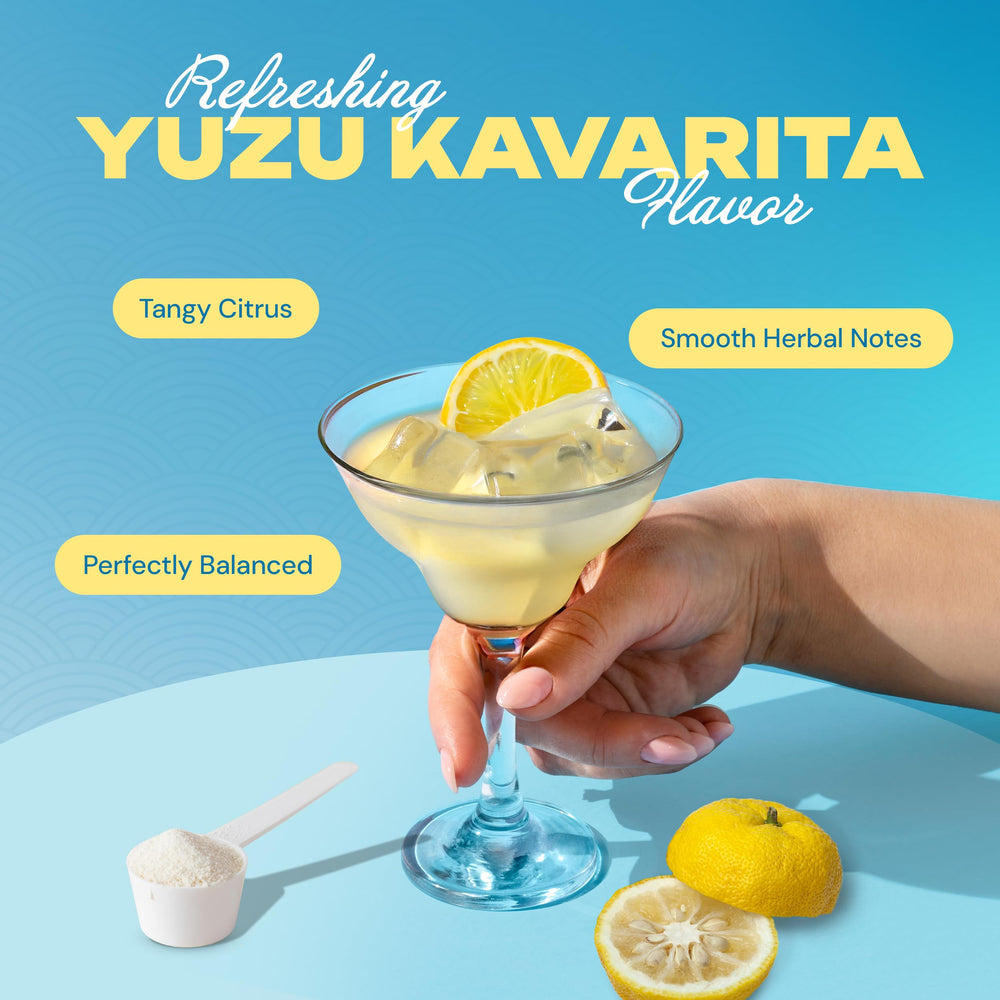 KAVA PUNCH mixed drink serve, ready to pour for quick unwind.