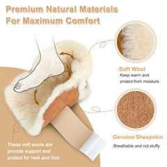 KAVIL durable wool sheepskin maintains softness after use