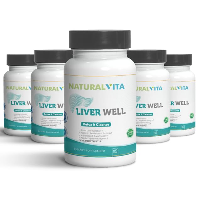 Liver Well capsules beside a glass for a quick routine.