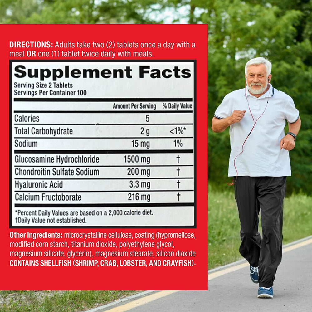 Kaxilu Move Free Advanced packaging shows key joint support ingredients.