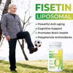 Kayseari Fisetin non-GMO label; clean formula for mindful daily use.