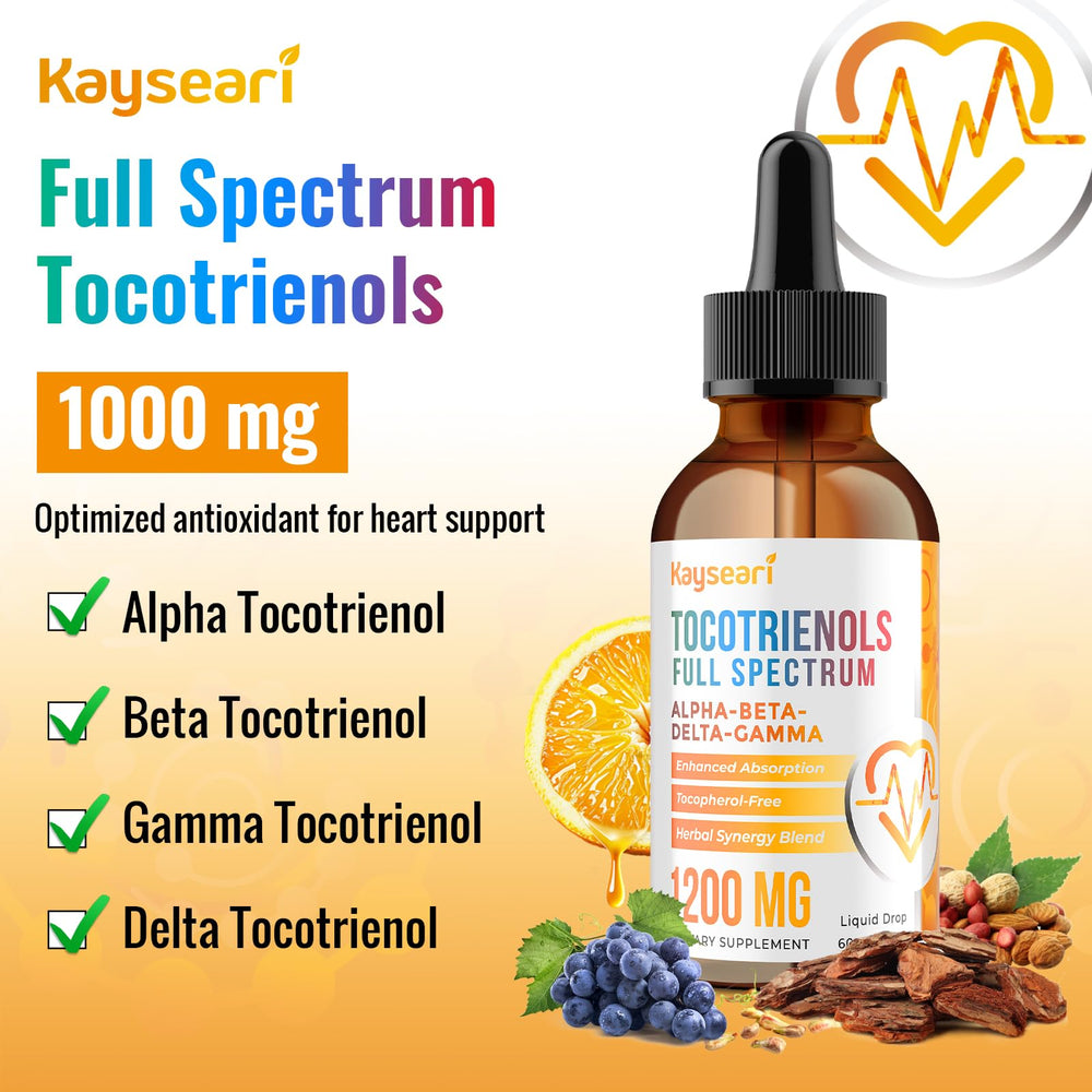 Kayseari tocotrienols liquid drop showcasing smooth texture
